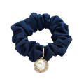 Wholesale Popular Handmade Hair Scrunchies with Pearl
